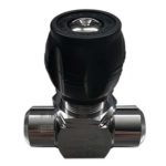 Panel Mount Valve – Gas Flow from ¼” NPT Female to ¼” NPT Female