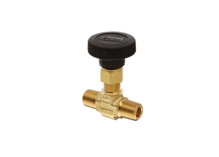 Parker Low Pressure Shut off Valve Inline Brass Needle Valve